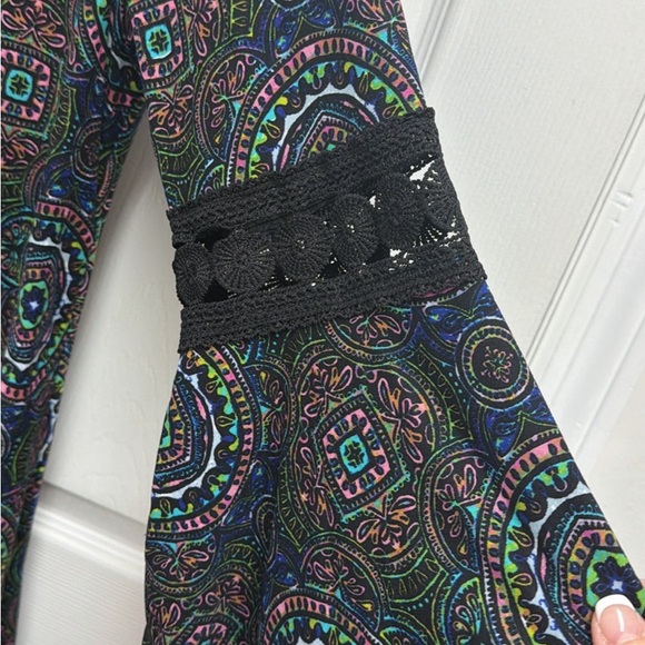 Allison Brittney Multicolor Paisley Dress XL NWT - Picture 2 of 5